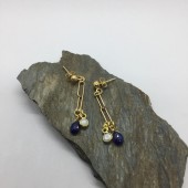 Lapis lazuli i perełka 